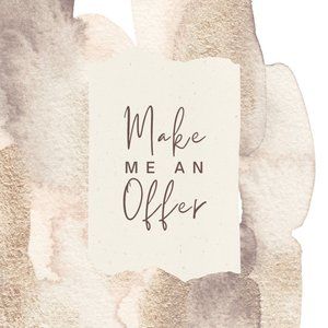 Love An Item But Not The Price? Make Me An Offer!